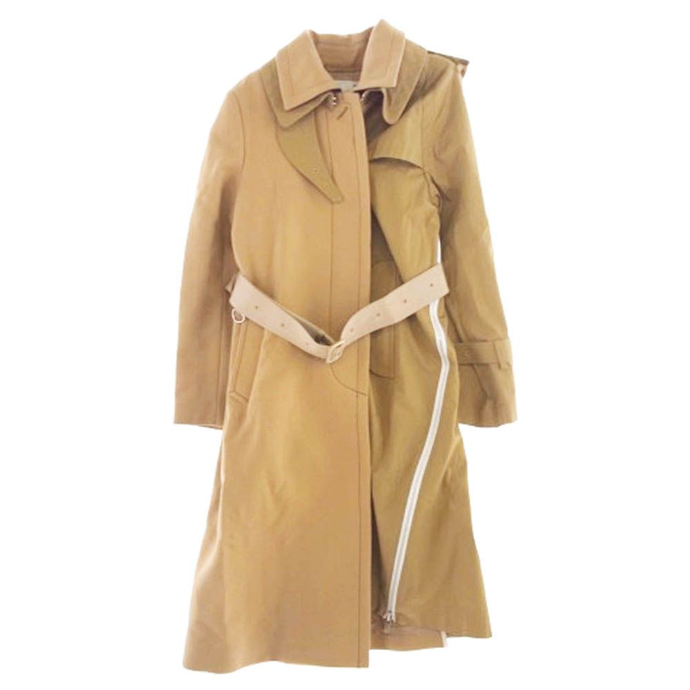 Sacai サカイ 19AW 19-04534 ドッキング トレンチコート ベージュ系 1