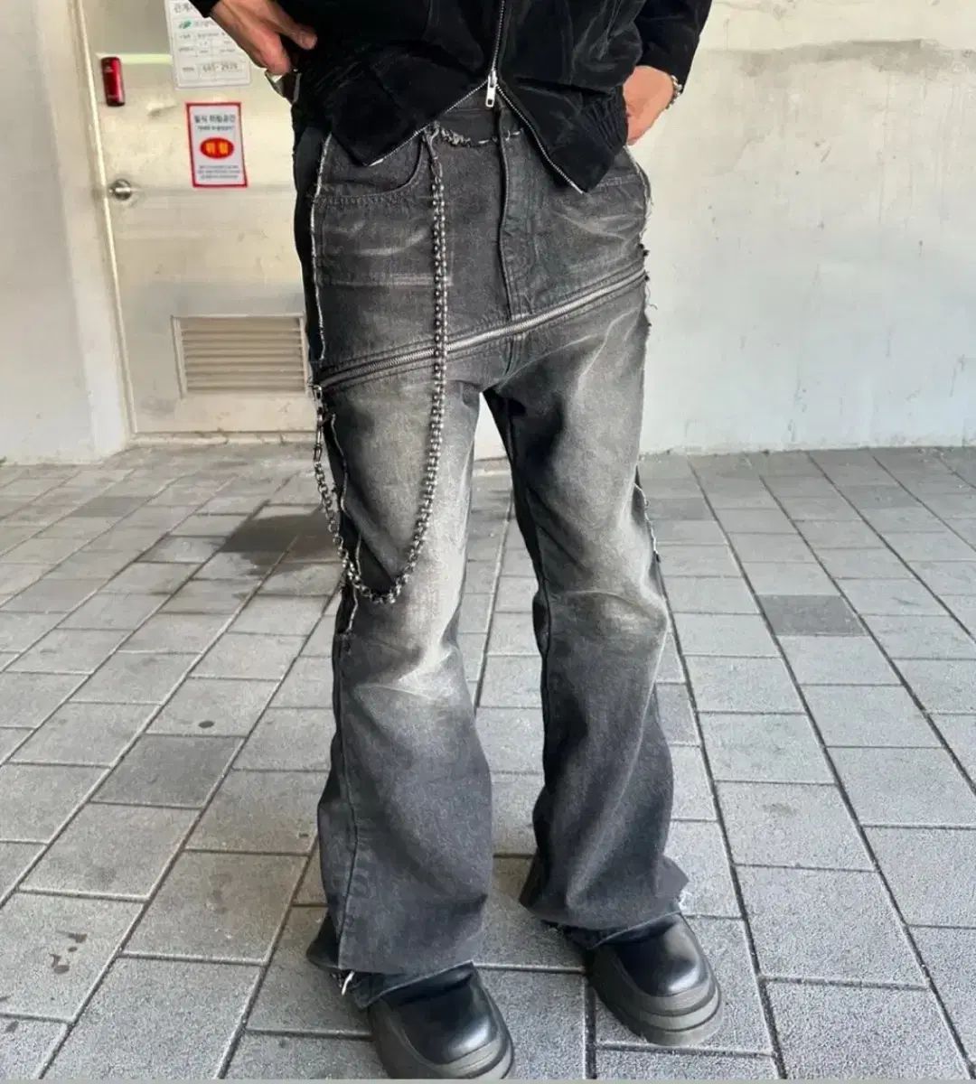 フ デニムパンツ