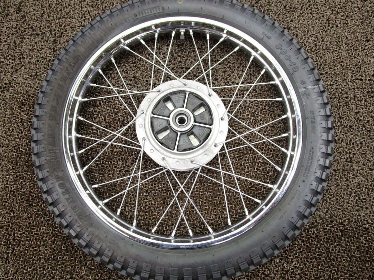 DT90 リアホイール W528！429 ヤマハ 【 429 】 キャブ車 6V