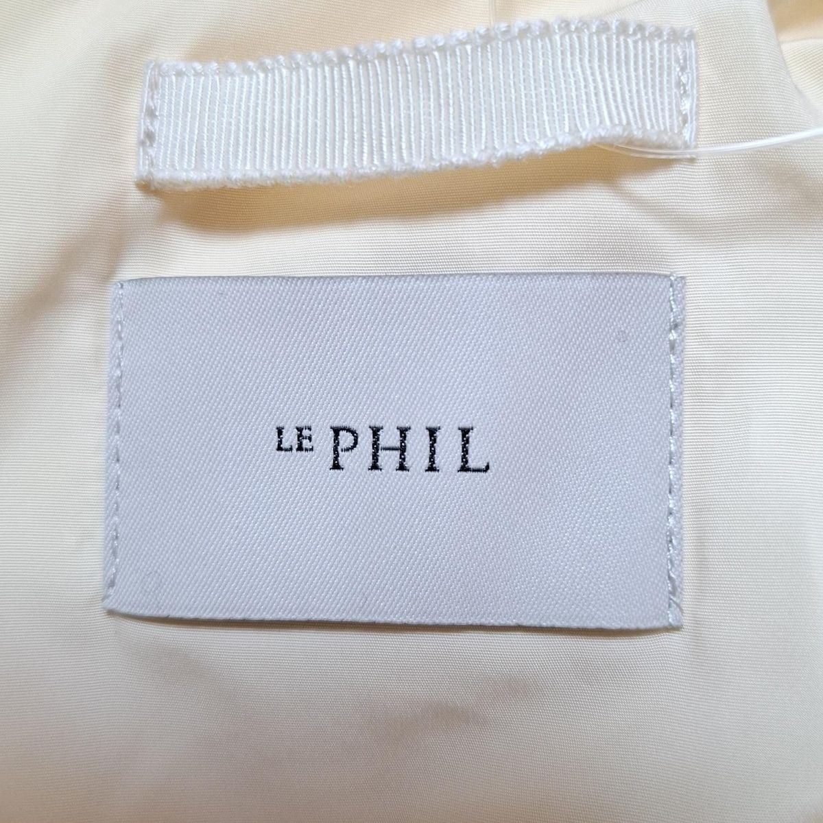 LE PHIL ルフィル ダウンコート サイズ1 S レディース - アイボリー ケープ ポンチョ 秋 冬 SIROKUMA-CORPORATION_COM