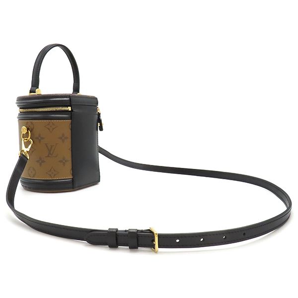 ルイヴィトン LOUIS VUITTON 2WAYバッグ カンヌ モノグラムキャンバス モノグラムリバースキャンバス モノグラム ゴールド金具 茶 ハンドバッグ ショルダーバッグ 鍵1本 M43986 RFID