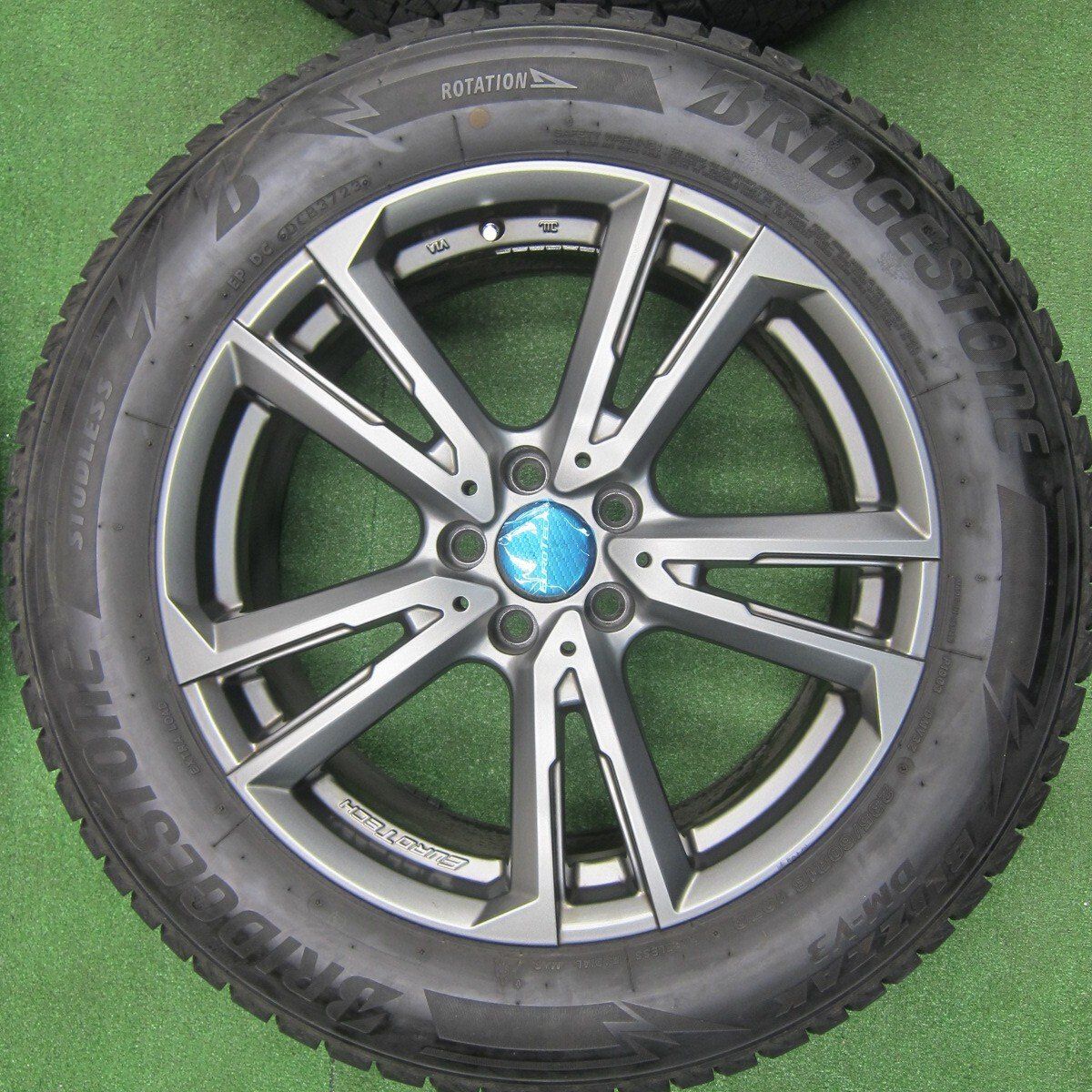 バリ溝！23年！キレイ！9分☆ボルボ 等 EUROTECH 235/60R18 