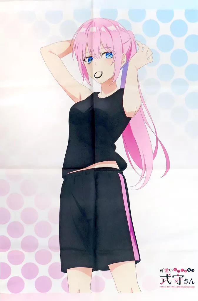 中古】タペストリー(大型) 式守さん 描き下ろしB2タペストリー