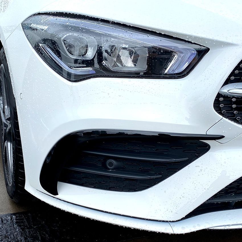 メルセデスベンツ CLA C118 CLA200|260 2020年式以降 フロントスポイラー カーボン調|ピアノブラック