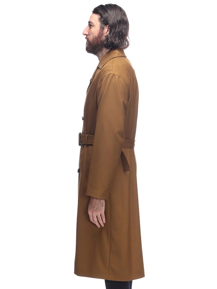 LARDINI★トレンチコート LARDINI (ラルディーニ) ウールツイル トレンチコート - メルカリ