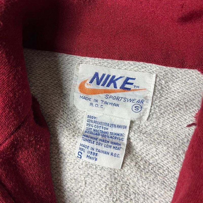 70s NIKE オレンジタグ スウェット ジャージ ジャケット S / 70年代