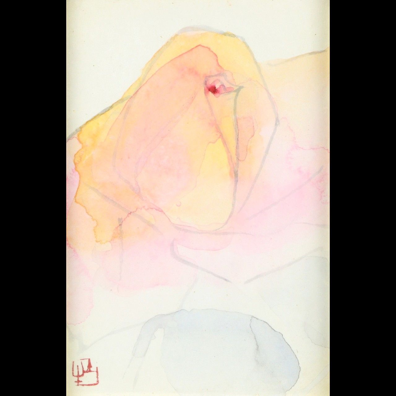 森本草介、絵画、美人画、油彩6号、裸婦、Nude.Woman新品高級