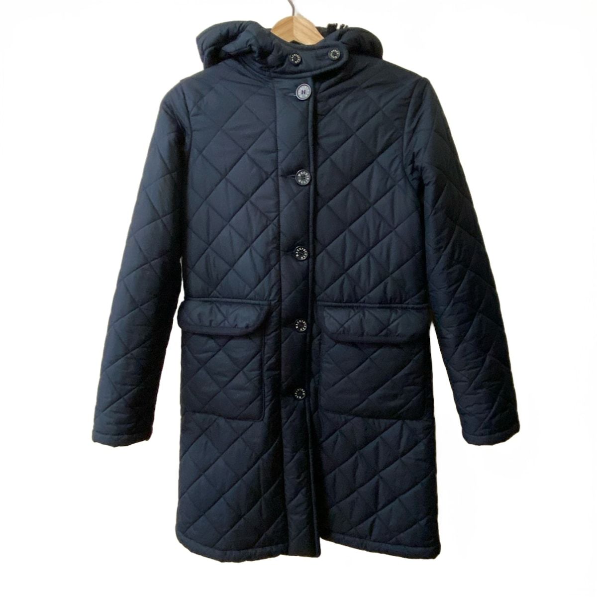 MACKINTOSH マッキントッシュ コート サイズ36 S レディース - ダークネイビー 長袖 キルティング 中綿 秋 冬