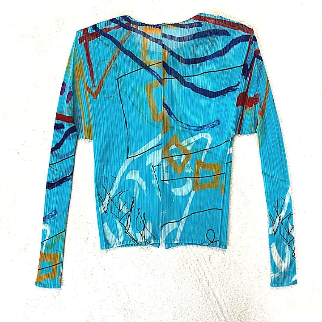 PLEATS PLEASE プリーツプリーズイッセイミヤケ 総柄 希少柄 落書き  