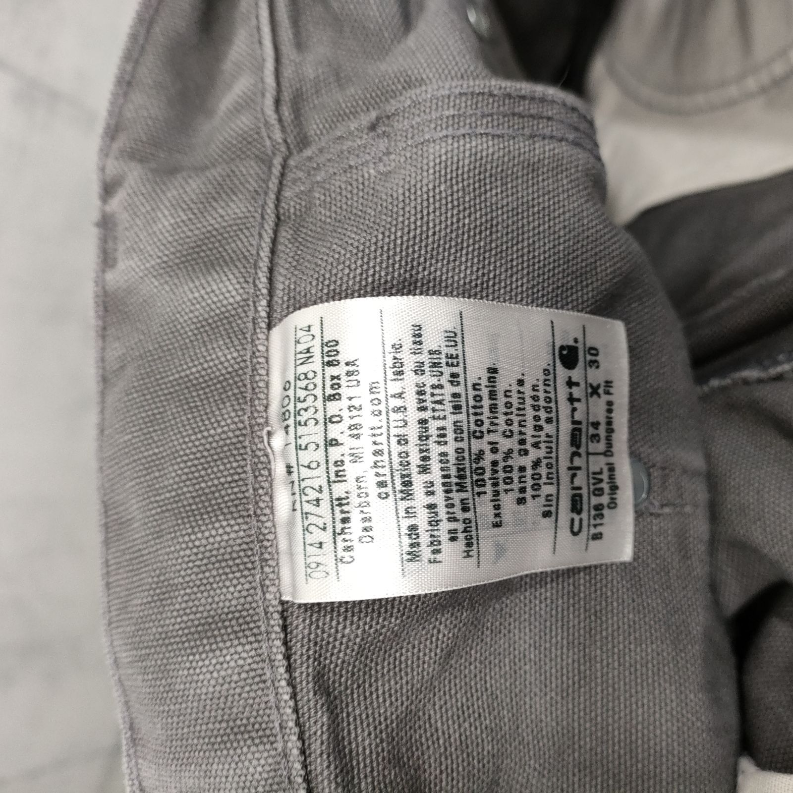 カーハート CARHARTT B136 GVL ダブルニーペインターパンツ