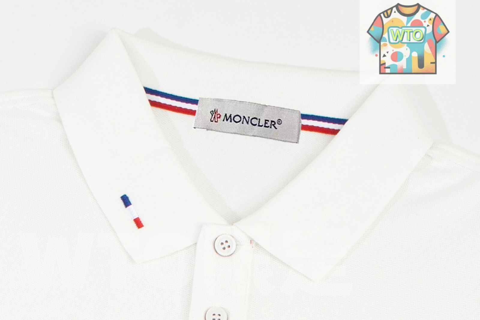 MONCLER ポロシャツ M ホワイト ネイビー 1085000597858553_01_9771w.jpeg