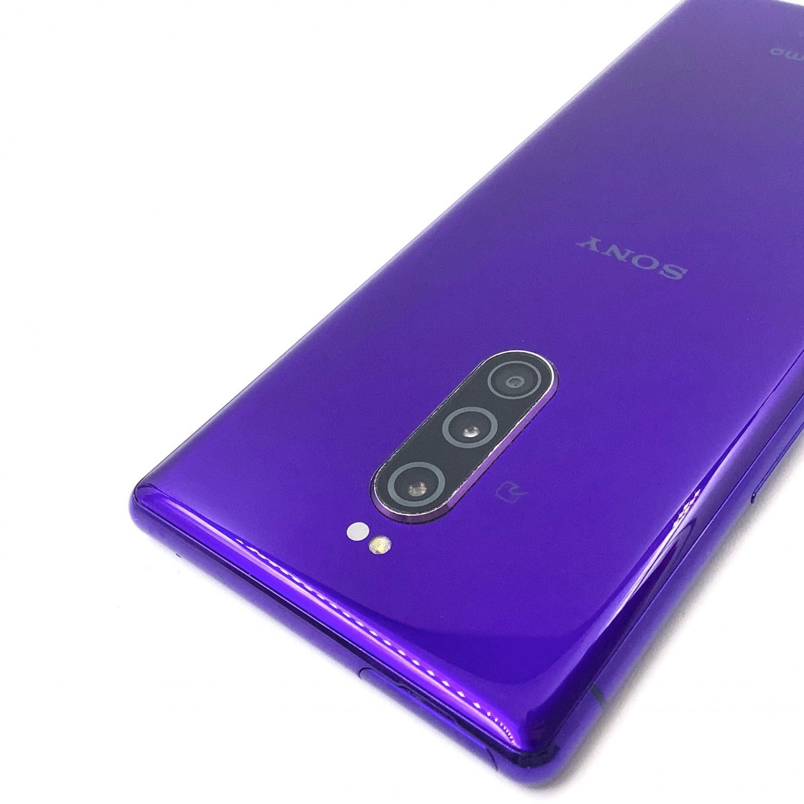 Sony Xperia 1 64GB パープル docomo SO-03L 白ロム 動作確認済【全額