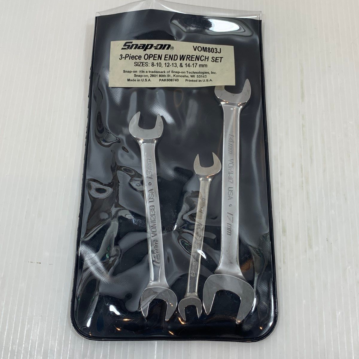 κκSnap-on スナップオン ハンドツール スパナセット 3本セット VOM803J