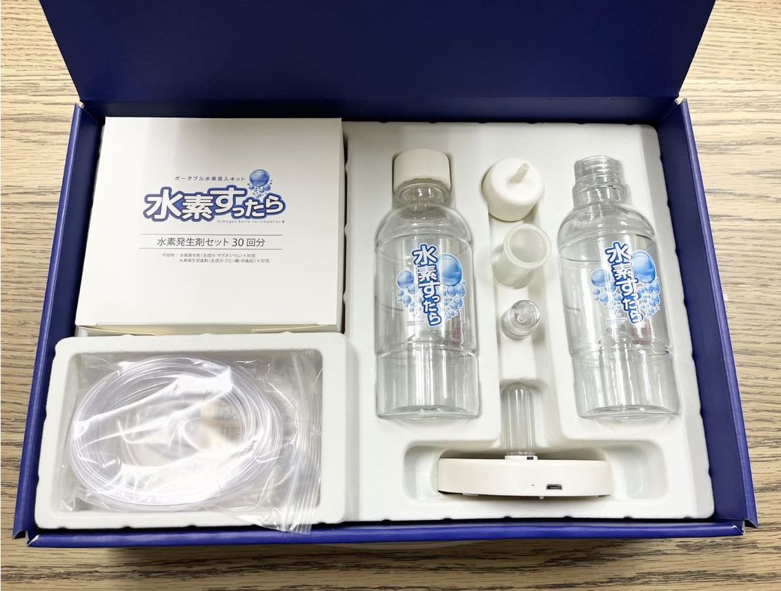 N Z様 | 水素ガス 吸引 ポータブル 水素吸入 キット 水素すったら 約30分で水素水74Lに相当