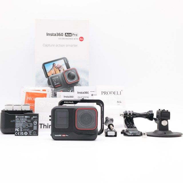 美品＞Insta360 Ace Pro｜アクションカメラ 防水仕様｜1/1.3型センサー  