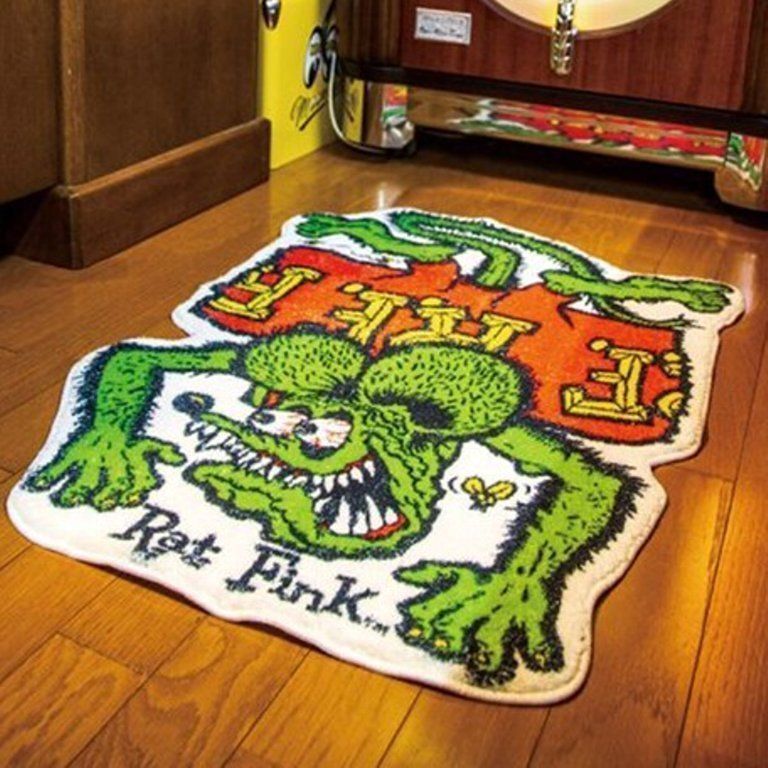 ラットフィンク Rat Fink フロア マット 【RAT FINK】車 バイク アメリカ雑貨 アメ雑 アメリカン雑貨 ガレージ - メルカリ