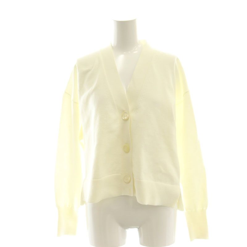 イエナ IENA 22SS 三ツ杢Vネックカーディガン ニット Vネック 長袖 オフホワイト /KO ■OS