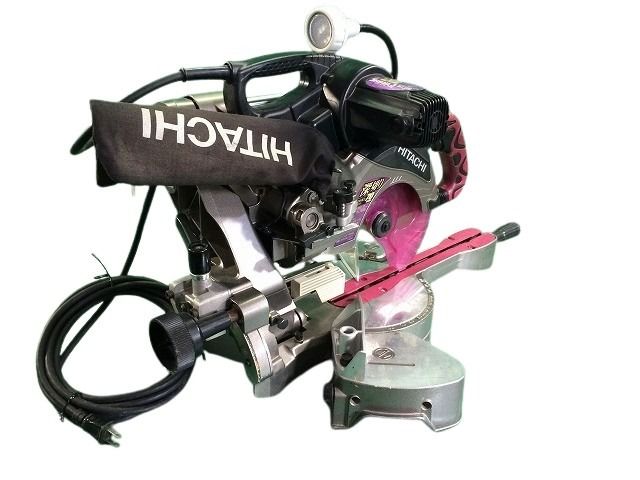 品 HITACHI 日立工機 100V 190mm 卓上スライド丸のこ C7RSHC レーザー ライト付 卓上スライドマルノコ 木工用 切断機