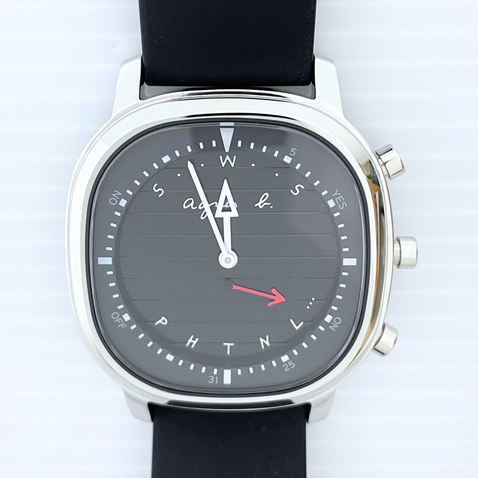 新品】agnes b. アニエスベー 電池式 Bluetooth 腕時計 FCRB402 - メルカリ