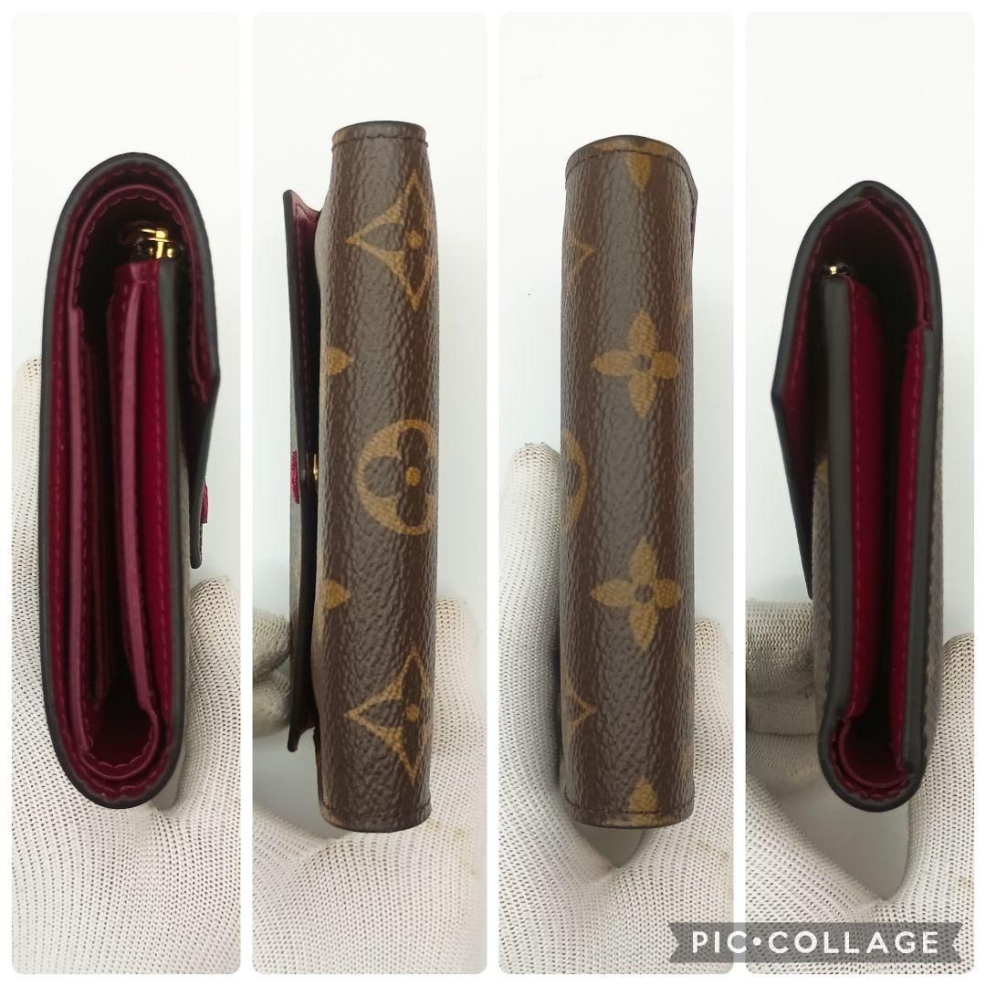 IC搭載】ルイヴィトン ヴィクトリーヌ モノグラム フューシャ 折り財布 