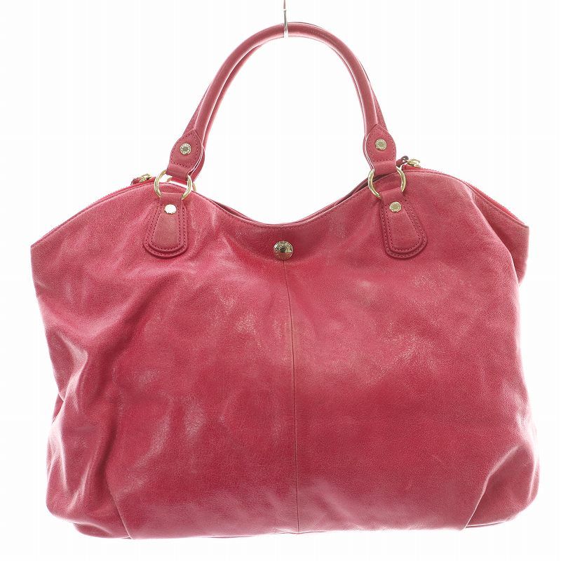 定番のお歳暮&冬ギフトの商品をすべ ハンドバッグ RUSSET ラシット トートバッグ / ピンク レザー バッグ