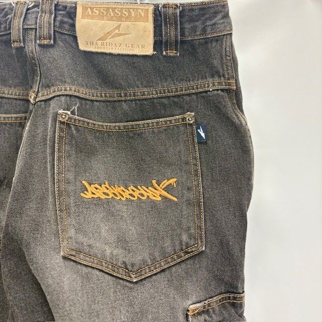 ASSASSYN JEANZ THA RIDAZ GEAR 麻神 サイズ38 07033111 01 ダメージ 