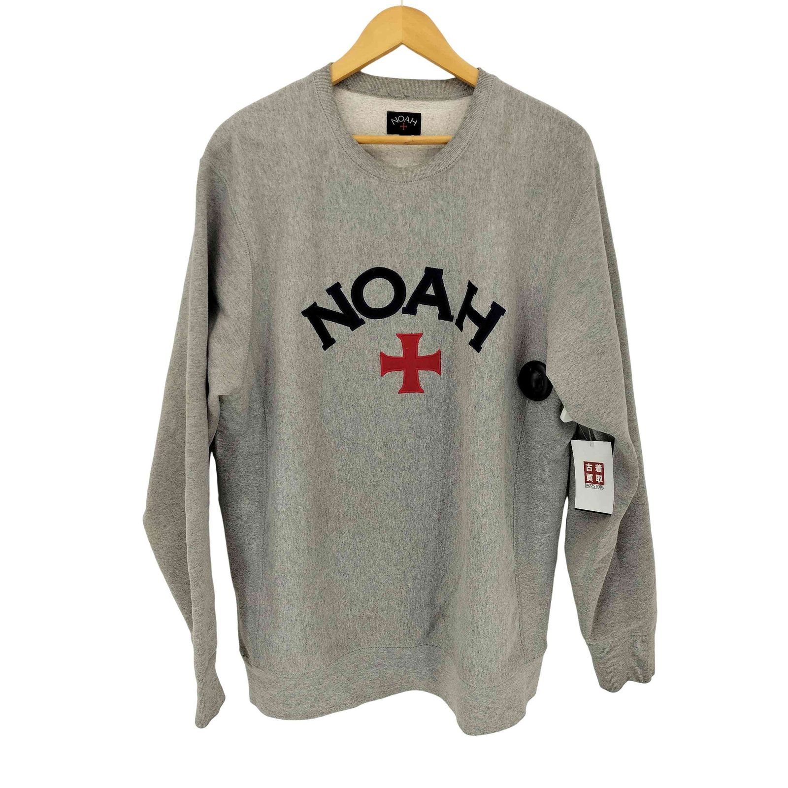 ノア NOAH ロゴ刺繍 クルーネックスウェット メンズ JPN：XL