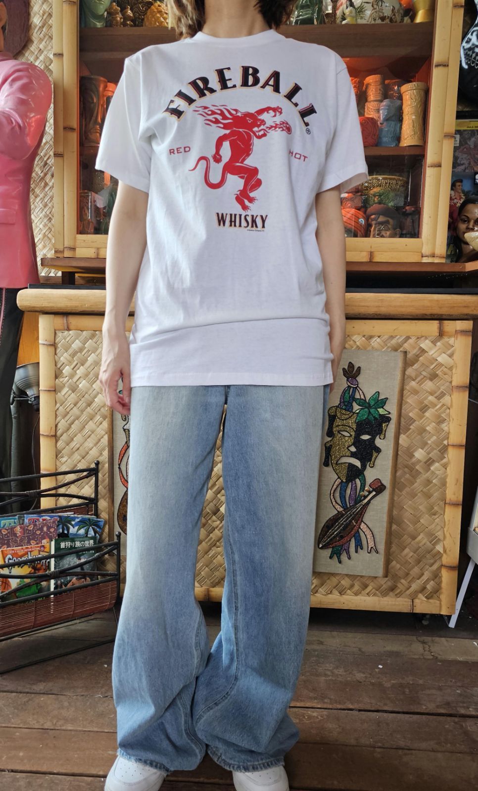 ファイアー ボール ウィスキー Tシャツ FIREBALL WHISKY DRAGON