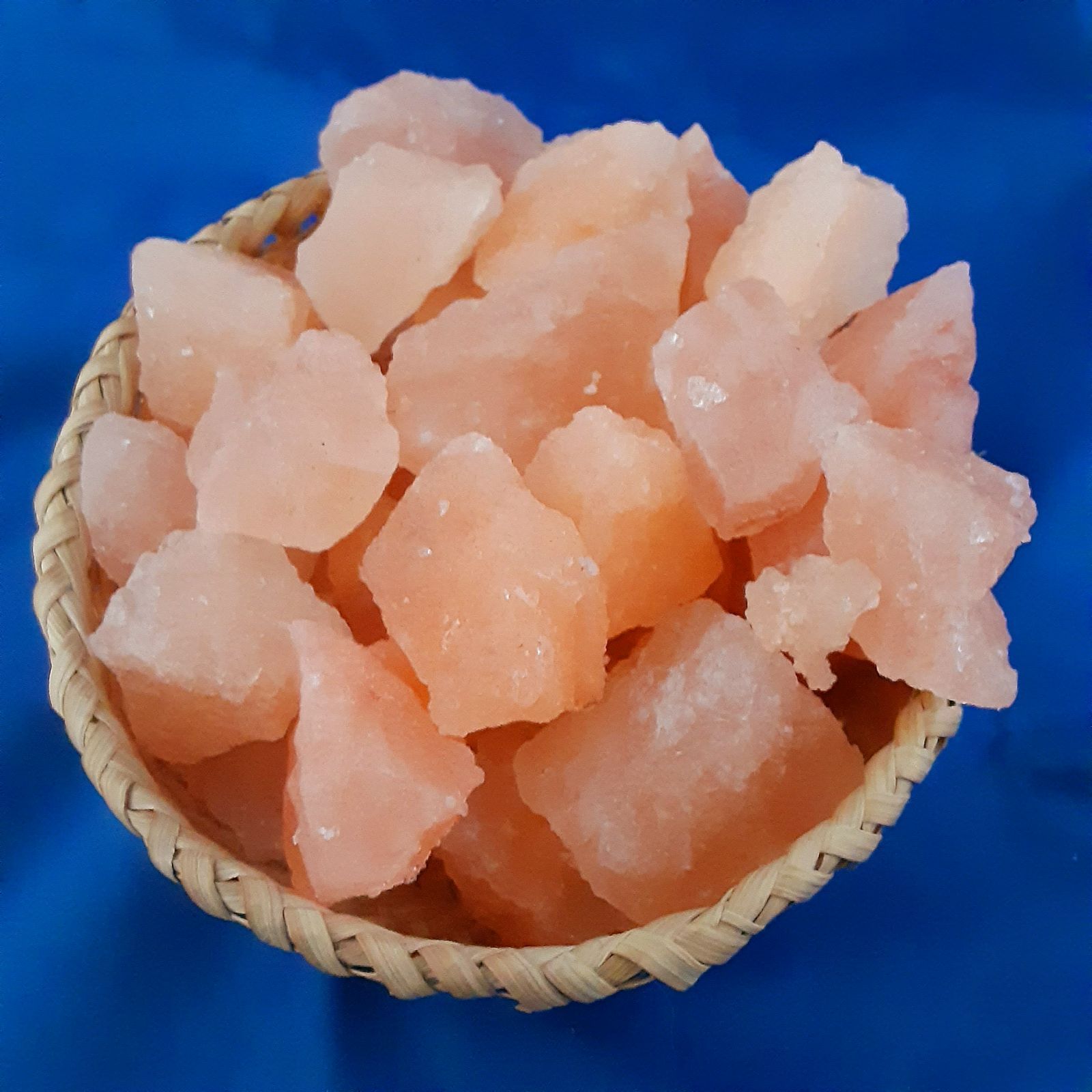 アンデスのピンクの岩塩 ローズソルト 紅塩 ボリビア原産 塊大小混り 615ｇ