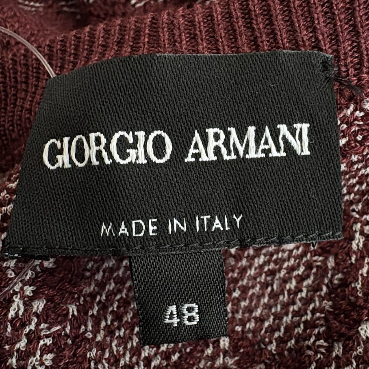 Giorgio Armani 　ニットセーター サイズ48 GIORGIO ARMANI - GIORGIOARMANI(ジョルジオアルマーニ) 長袖