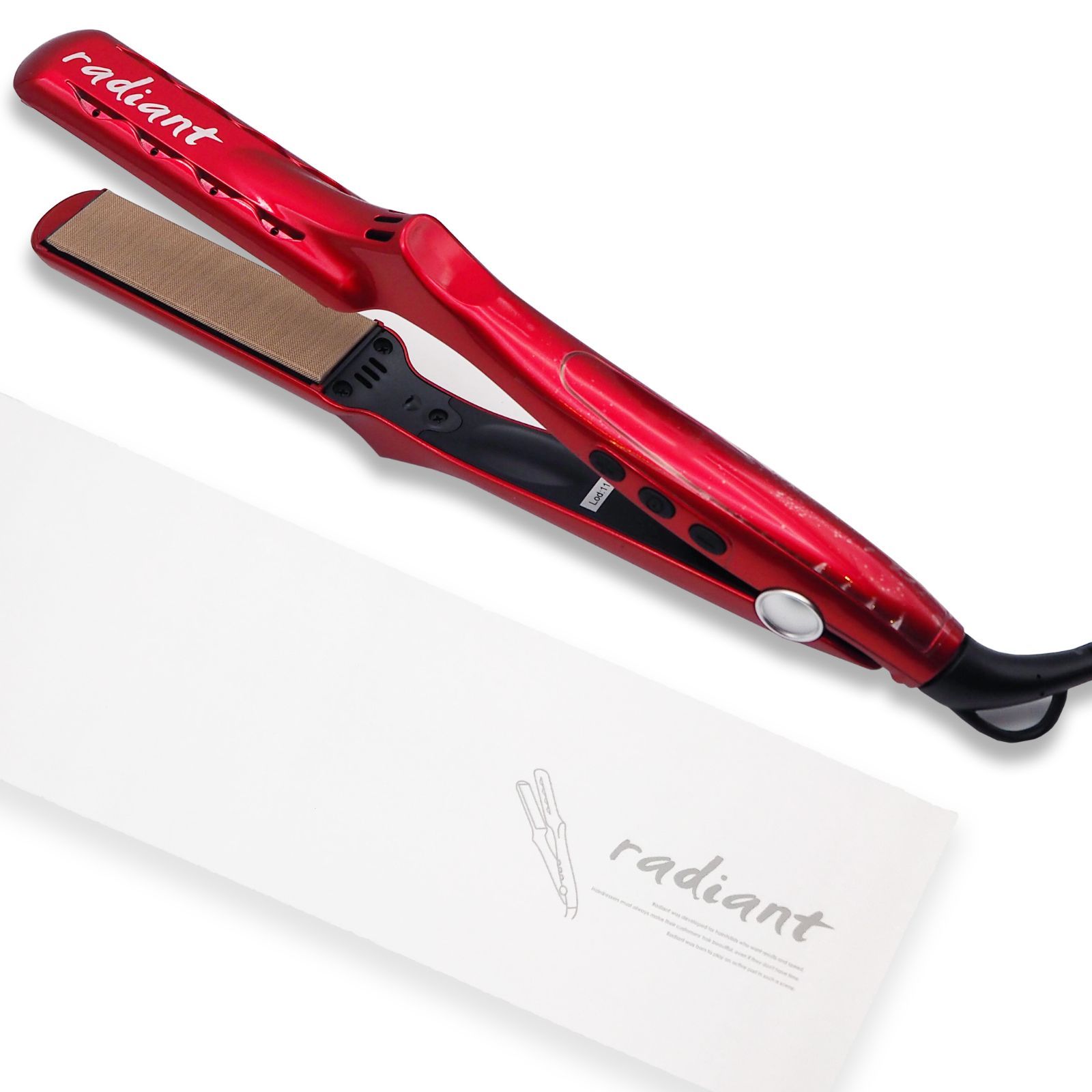 シルクプロアイロン ラディアント アイロンプレート28mmタイプ レッド