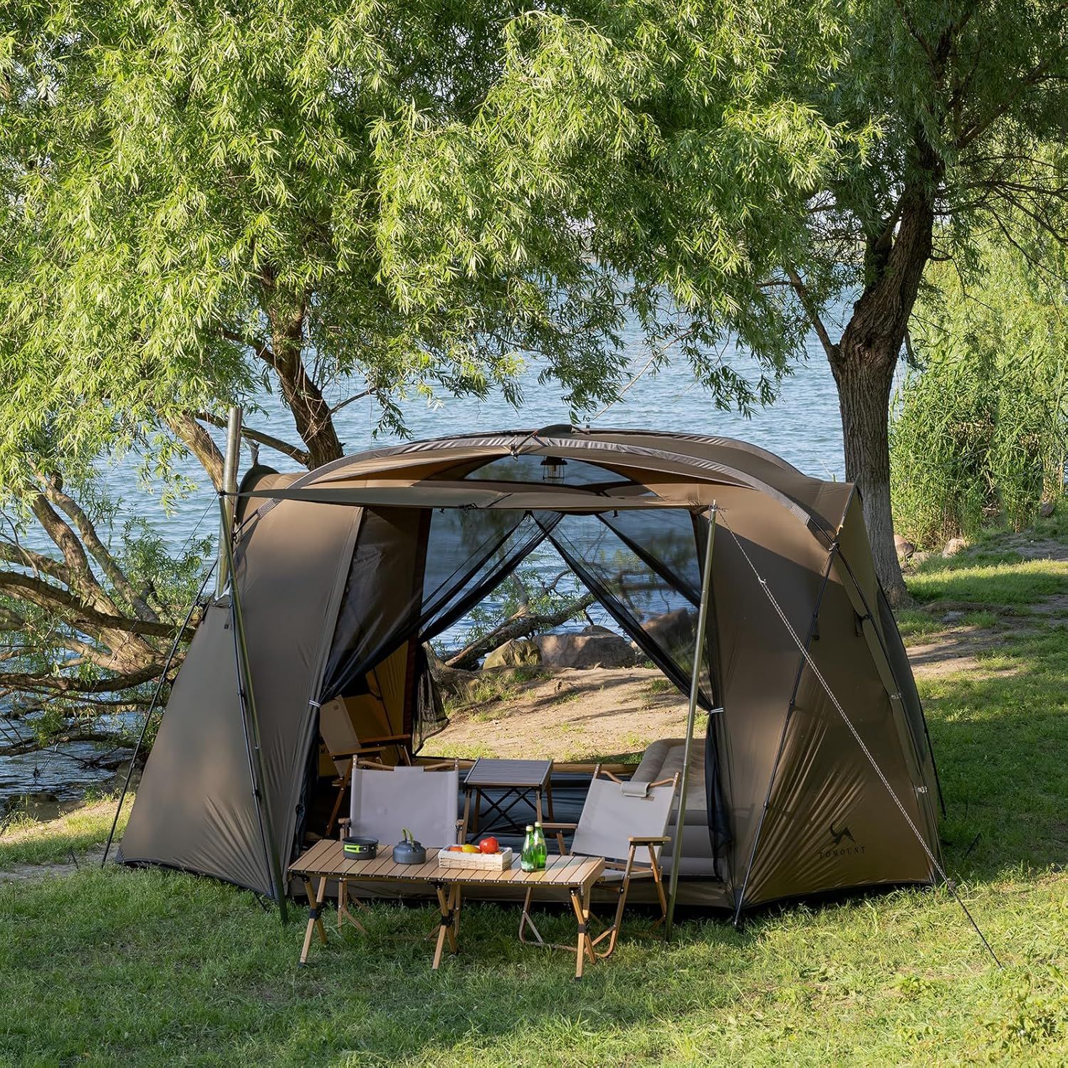 ブラウンテント Amazon | Campers Collection [キャンパーズコレクション 山善