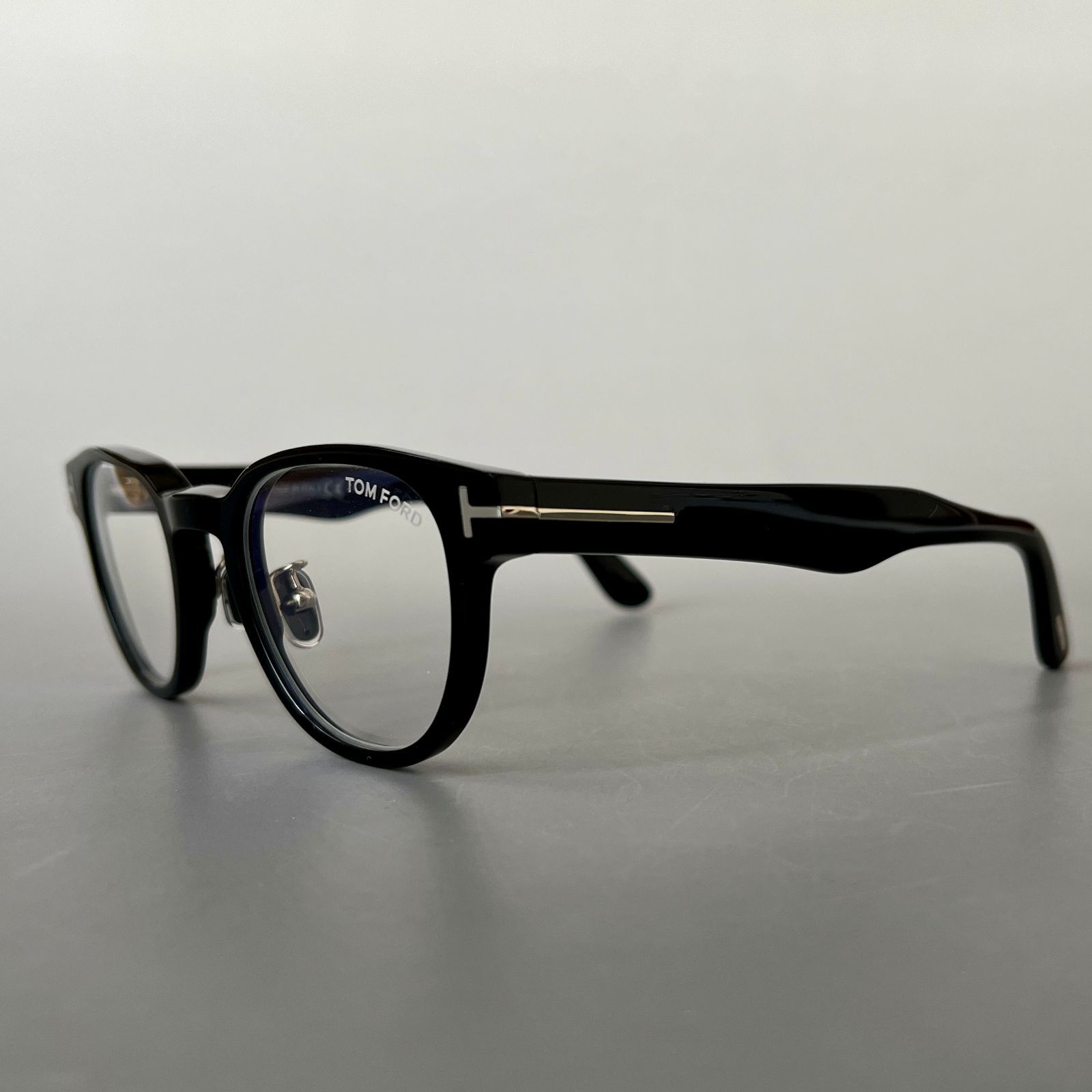 トムフォード メガネ ボストン アジアンフィット ブラック ゴールド 黒