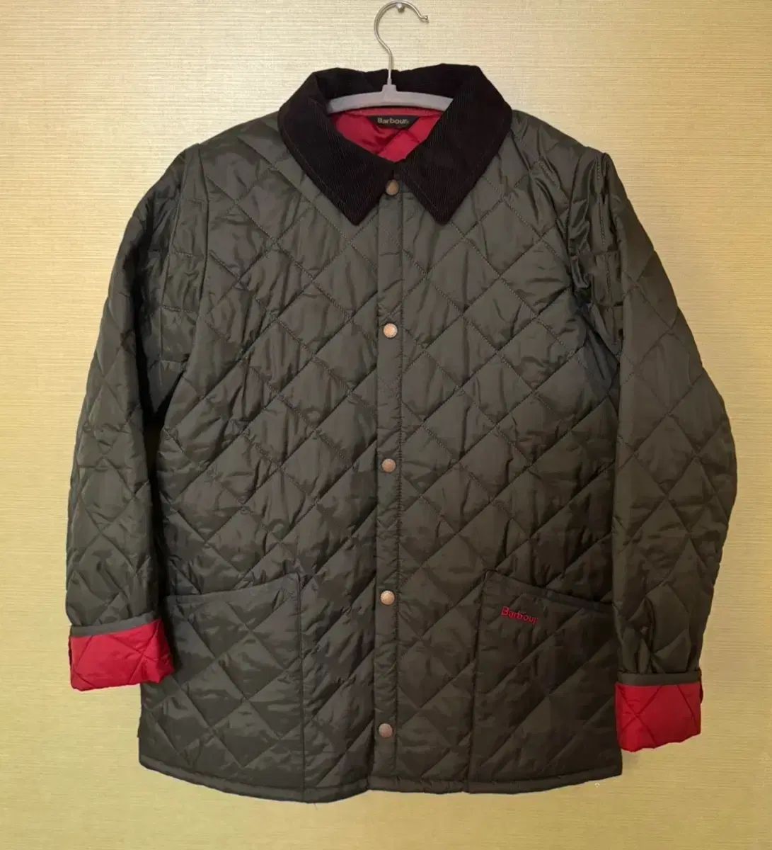 BARBOUR バブアー リデスデール キルト キルティング ジャケット ボーイズ XXL 女性 55 チゼル 66 ウェアラブル