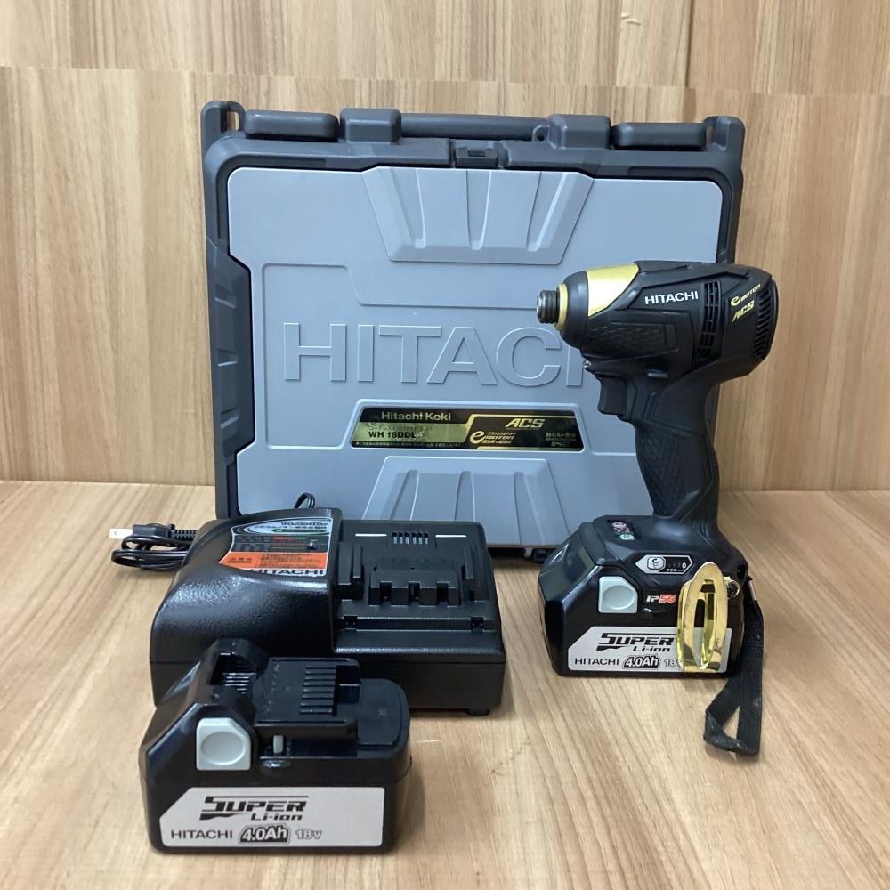 日立工機 WH18DDL 2LLCKX BG 18V充電式インパクトドライバ ゴールド 201