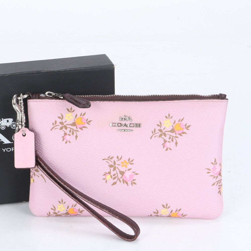 新商品　COACH　コーチ　リストレット　ポーチ　フローラル 公式】COACH – コーチ | スモール リストレット・フローラル