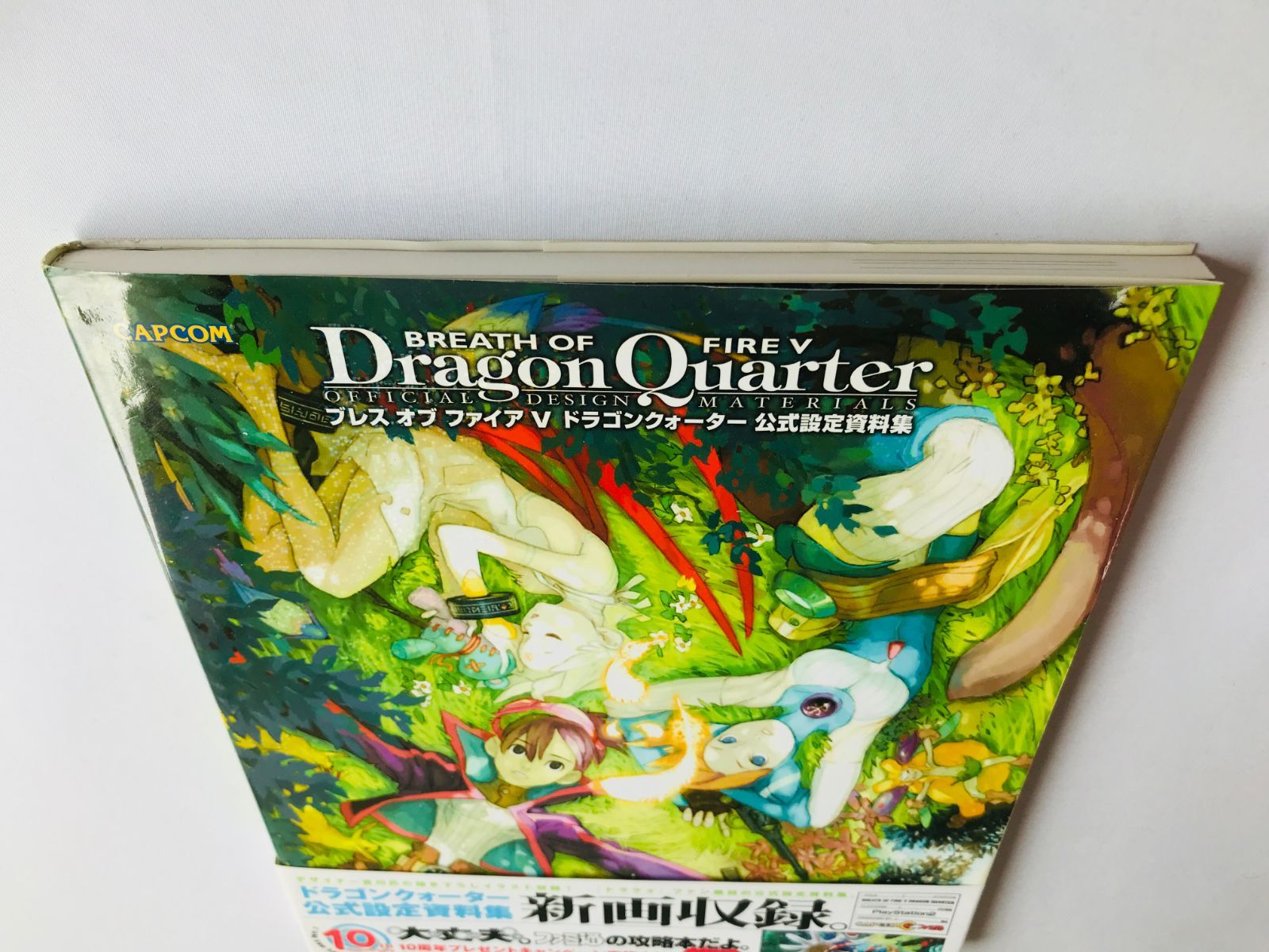ブレス オブ ファイア V 5 ドラゴンクォーター 公式設定資料集 初版 帯