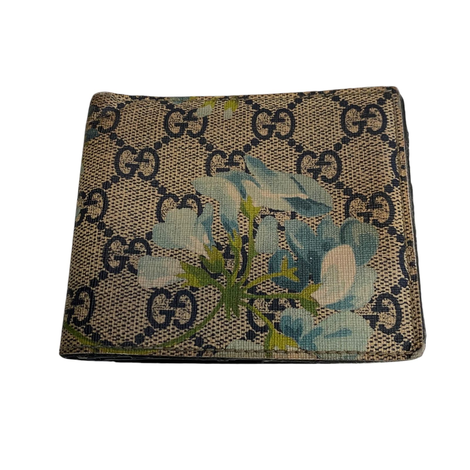 中古品】GUCCI グッチ 2つ折り財布 GGブルームス 柄入り 折り財布 レディース財布 箱なし L69996RK - メルカリ