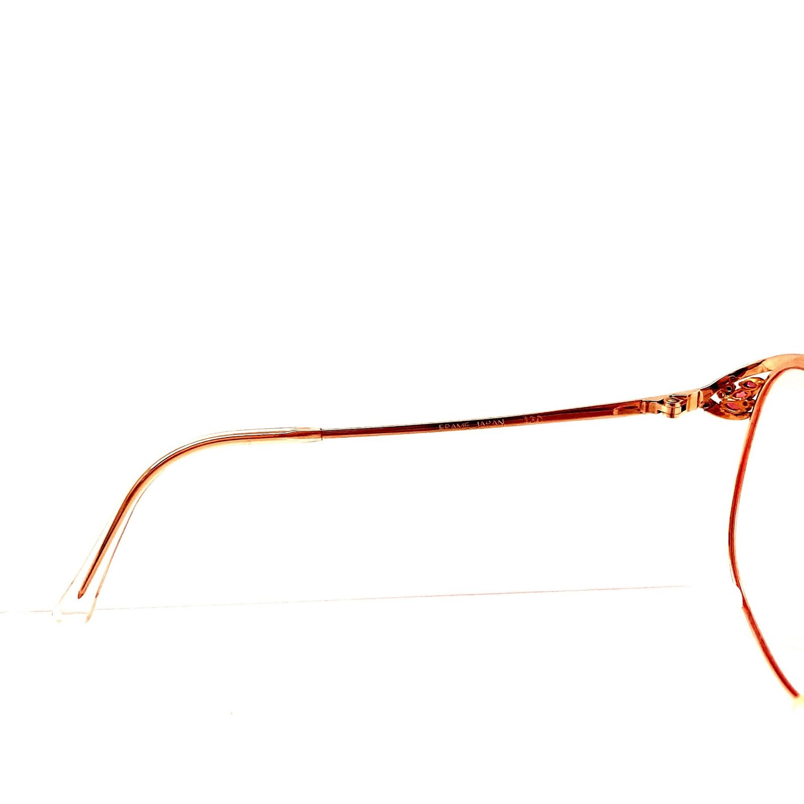 No.711+メガネ　宝飾ルビー&ダイヤモンド【度数入り込み価格】 No.711メガネ宝飾ルビー&ダイヤモンド【度数入り込み価格】