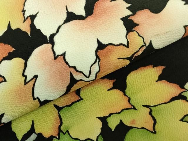 平和屋本店□極上 京都祇園の老舗 ぎをん齋藤 九寸名古屋帯 枝葉文