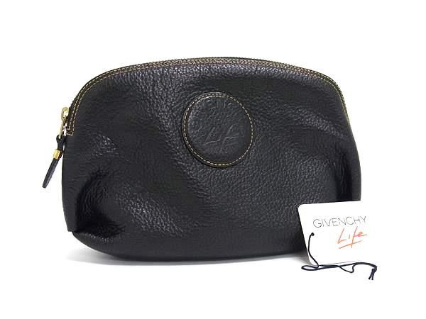 □美品□ GIVENCHY Life ジバンシィ ライフ レザー ポーチ 小物
