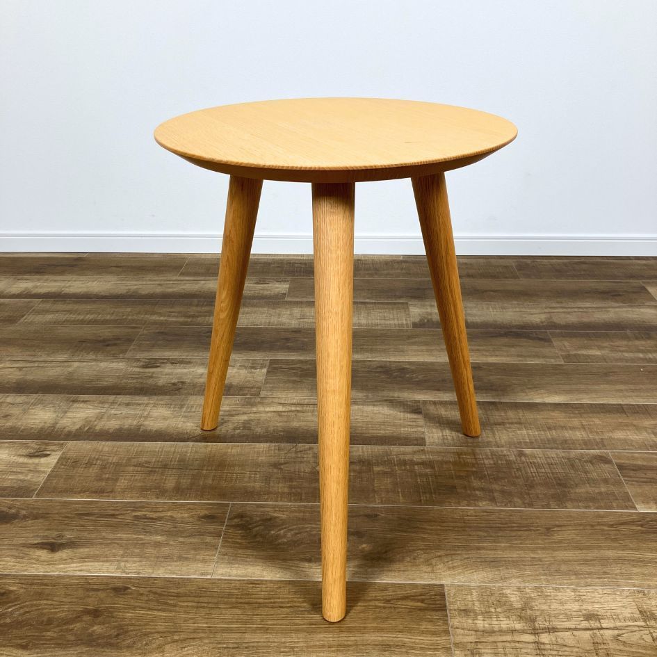 美品　柏木工　SELECTION サイドテーブル JYT48A(オーク) サイドテーブル - 国産無垢家具は飛騨高山発の家具メーカー KASHIWA