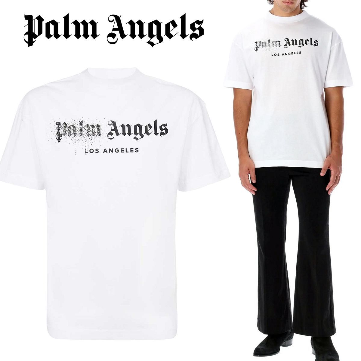 19 PALM ANGELS パームエンジェルス PMAA001F22JER012 0110 ホワイト 
