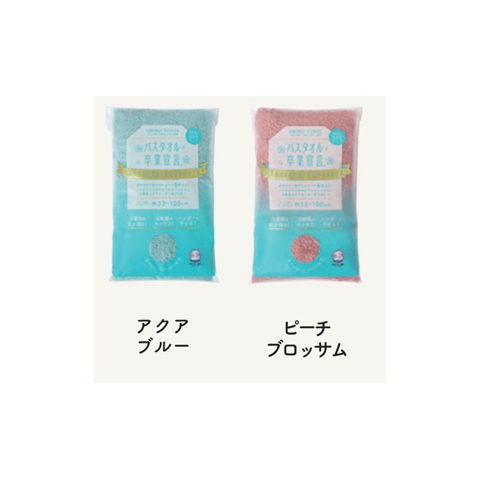 バスタオル 卒業宣言ミニバスタオル 約33×100cm 日本製 おぼろタオル バスタオル 無地 超吸水 コットン タオル 送料無料