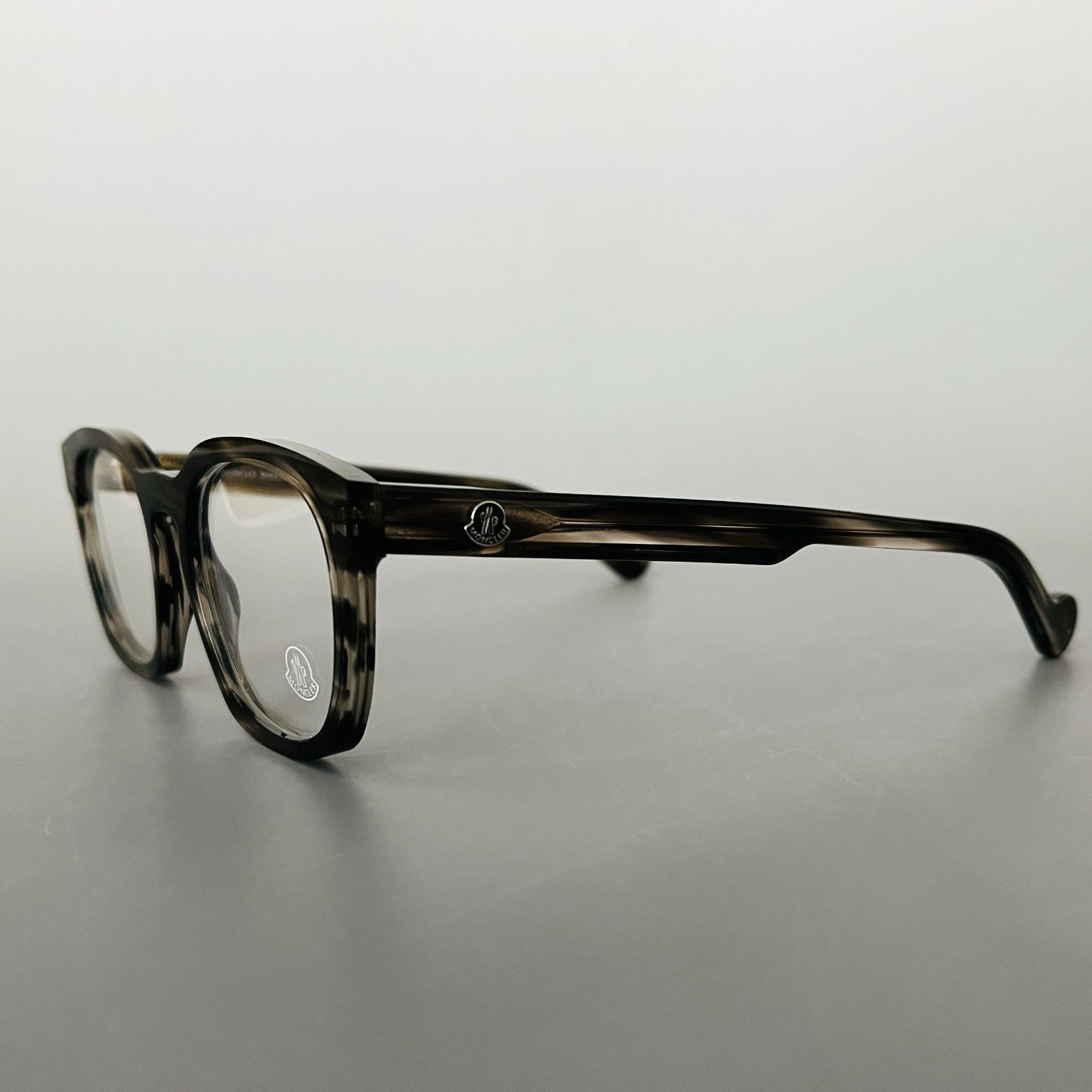 メガネ モンクレール MONCLER ウェリントン ブラウン 新品  