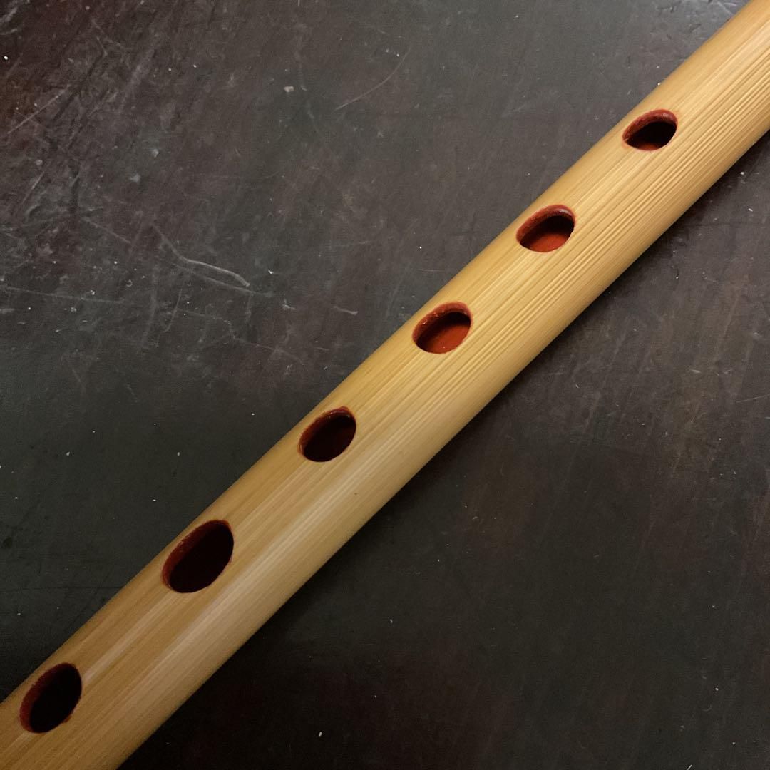 篠笛 㐂月 七穴 喜月 天然の竹 和楽器 横笛