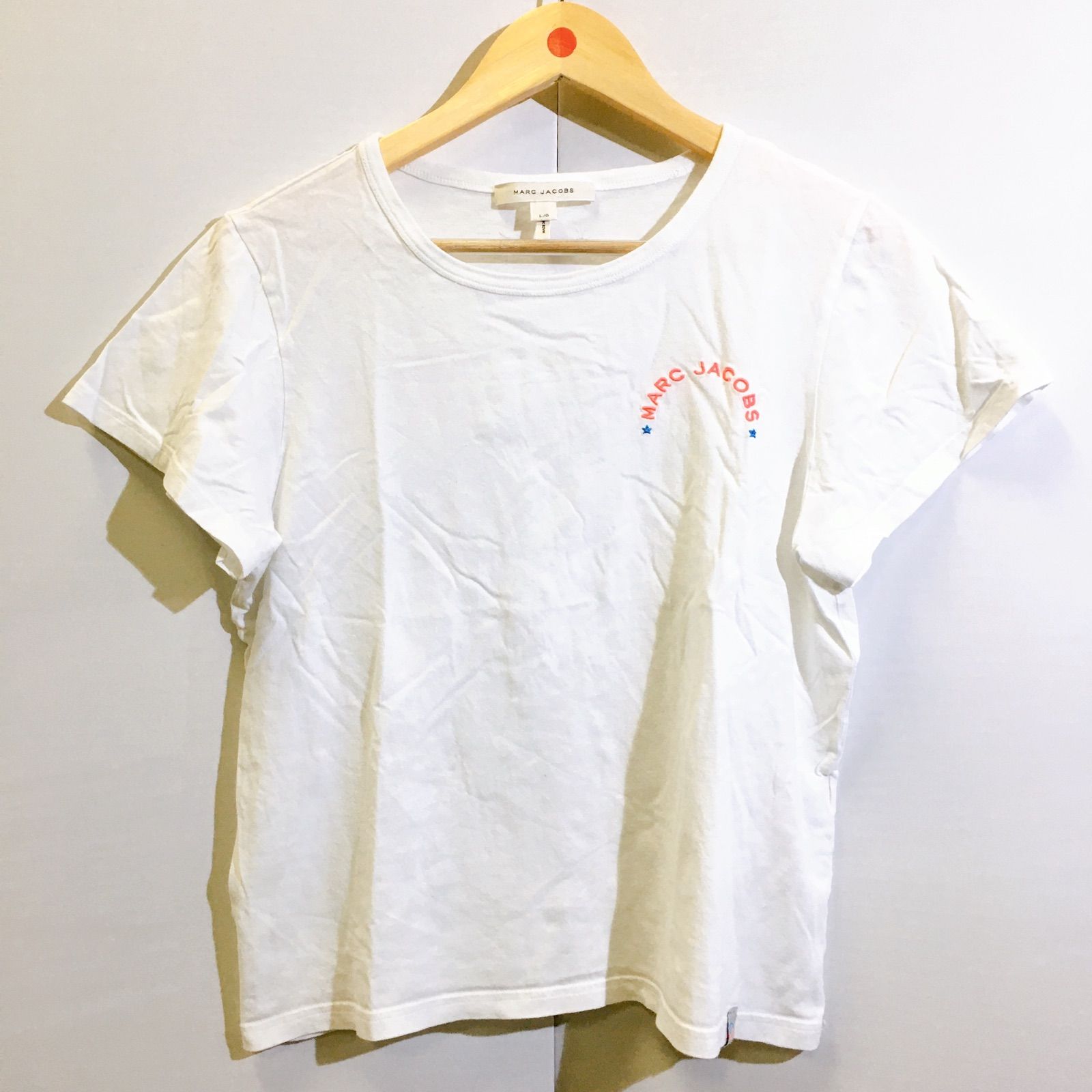 美品】マークジェイコブス Tシャツ レディース Lサイズ - メルカリ