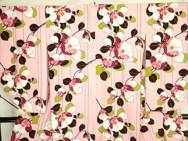 平和屋着物●小振袖　二尺袖　草花文　金彩　洗える着物　DAAX1941op 平和屋着物○小振袖 二尺袖 草花文 金彩 洗える着物 DAAX1941op - メルカリ