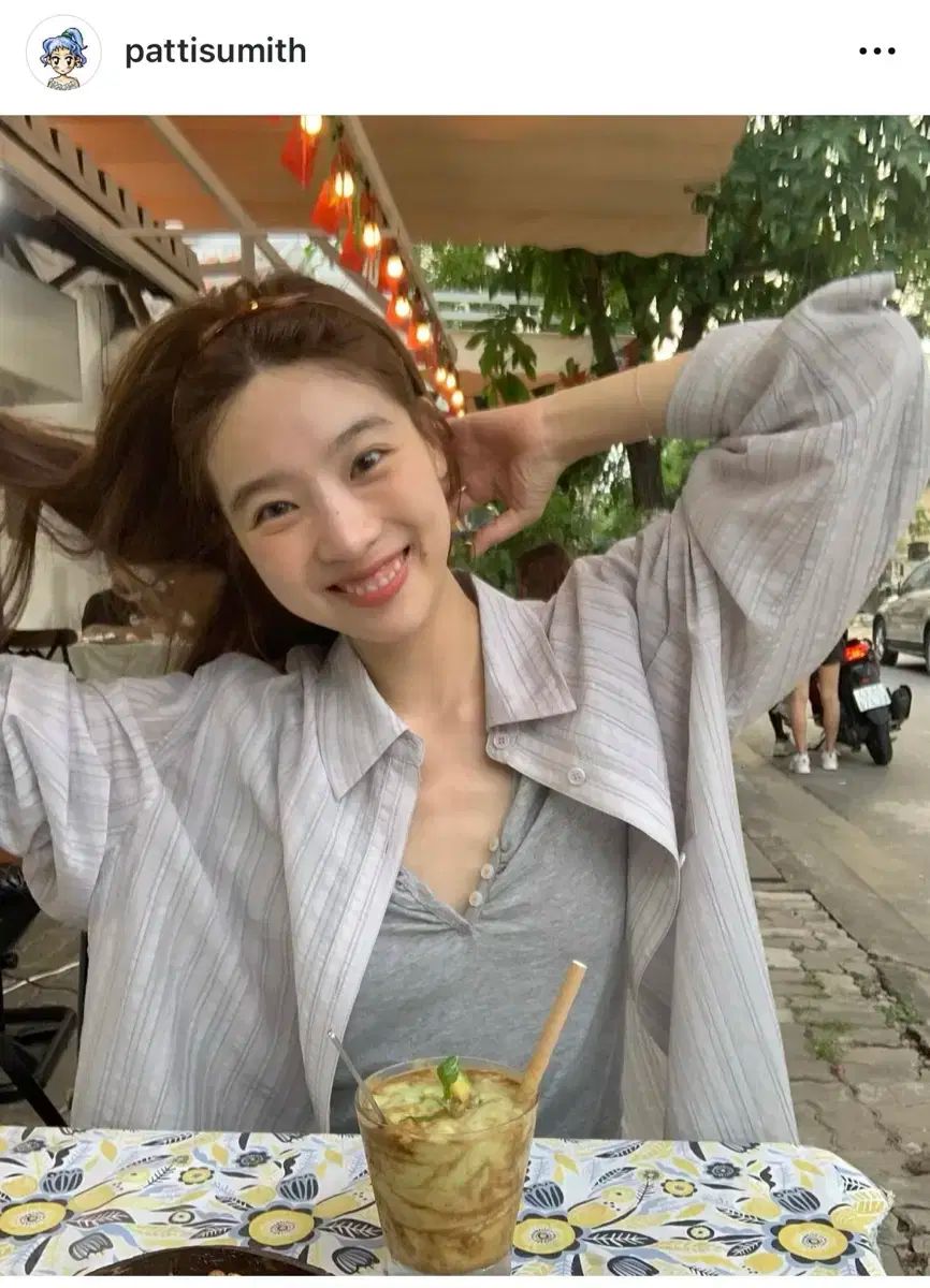 overdue flair オーバーデューフ シャツ OVERSIZED TEXTURED SHIRT_GREY