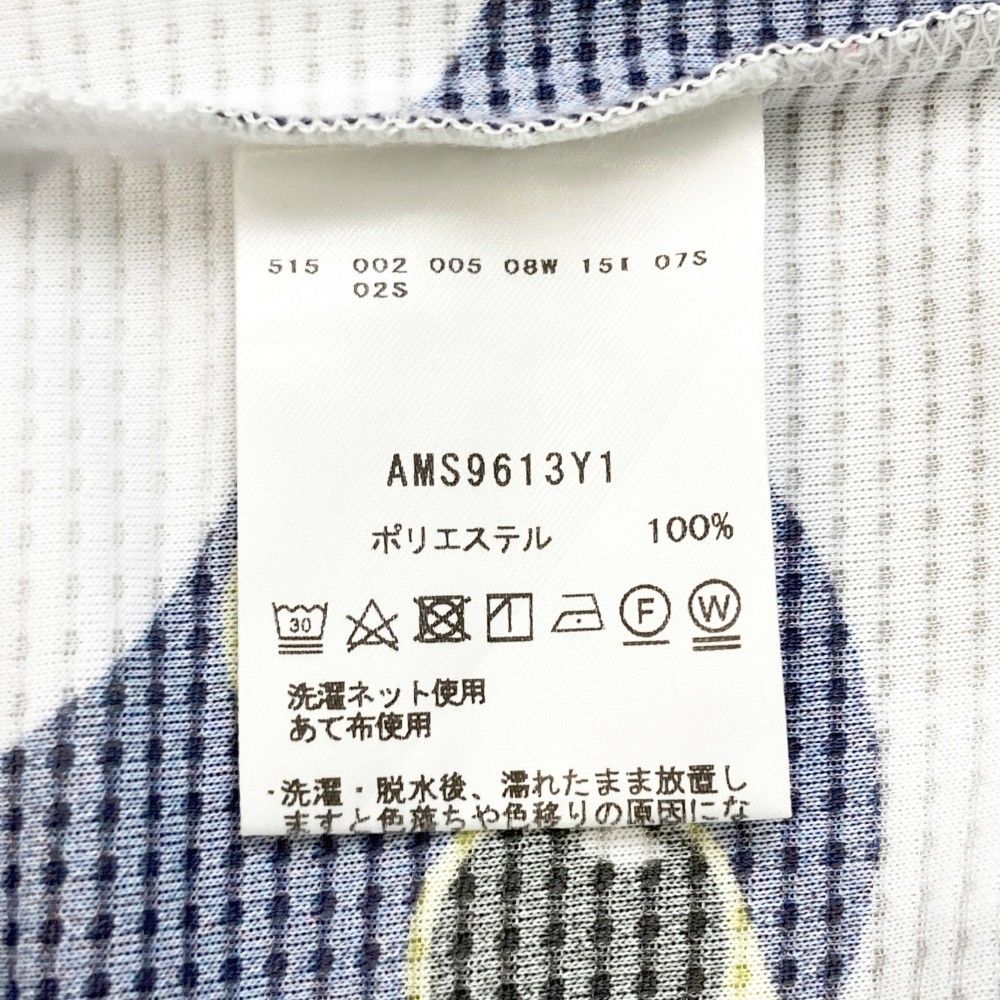 サイズ：LL AND PER SE アンパスィ  半袖ポロシャツ 総柄 グレー系 [240101383785] ゴルフウェア メンズ ストスト サイズ：LL AND PER SE アンパスィ 半袖ポロシャツ 総柄 グレー